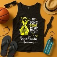 My Son's Fight Is My Fight Spina Bifida Awareness Tank Top thumb 4
