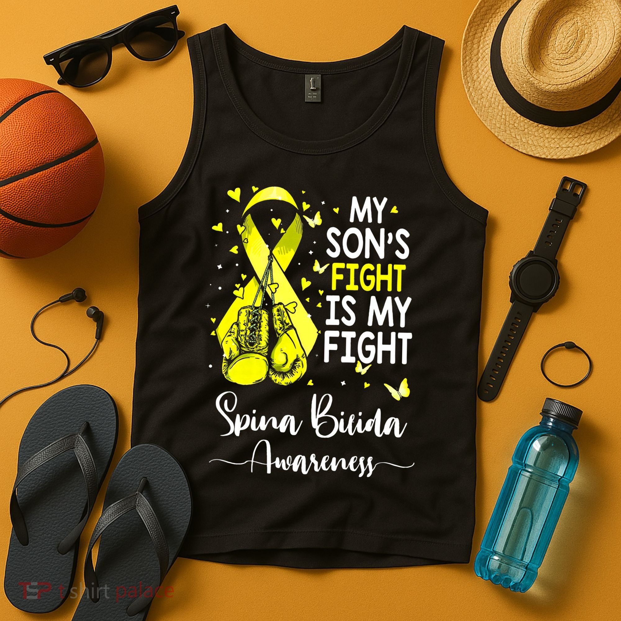 My Son's Fight Is My Fight Spina Bifida Awareness Tank Top