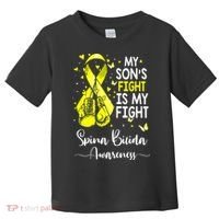 My Son's Fight Is My Fight Spina Bifida Awareness Toddler T-Shirt thumb 0