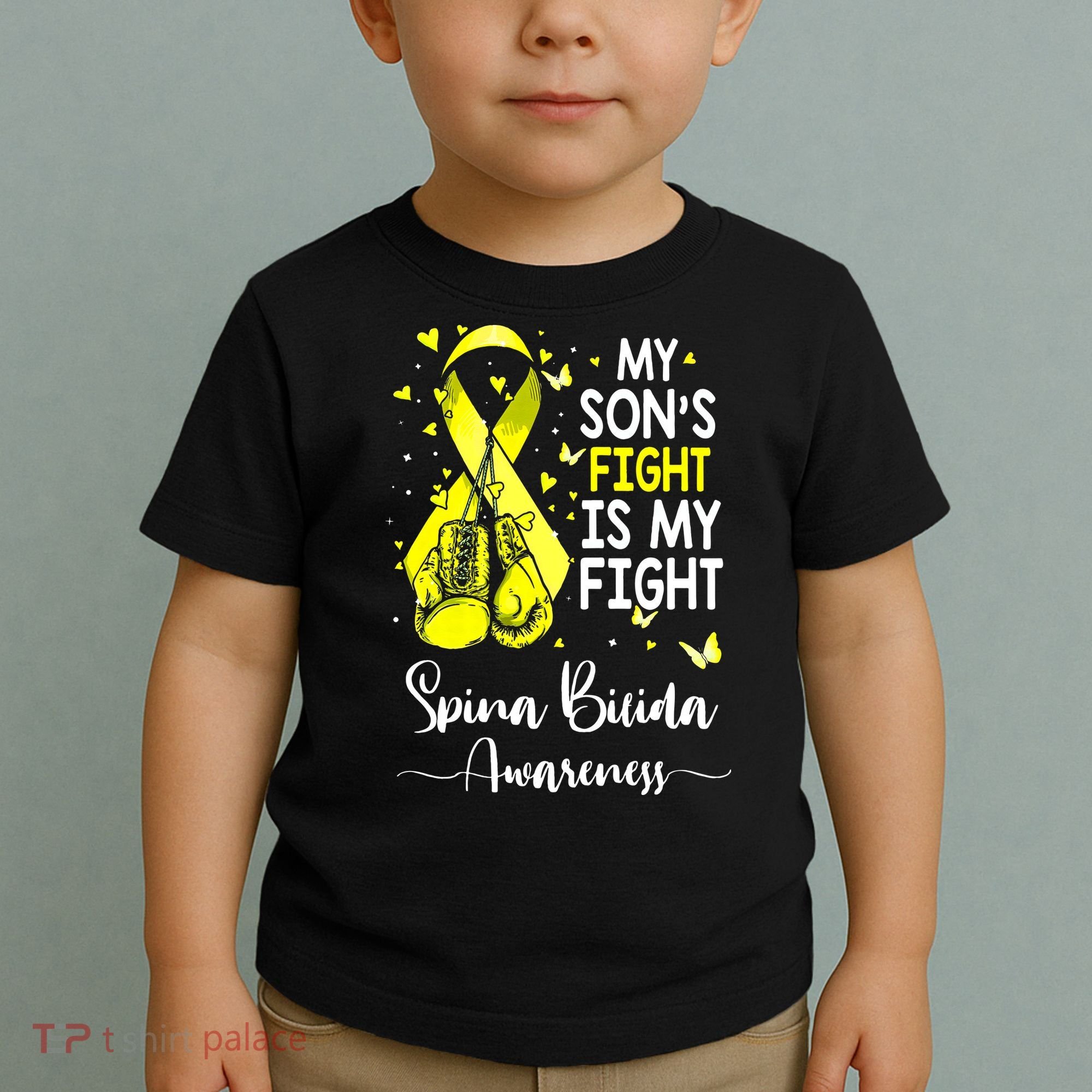 My Son's Fight Is My Fight Spina Bifida Awareness Toddler T-Shirt