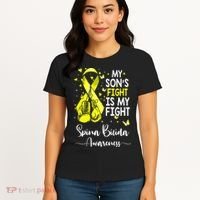 My Son's Fight Is My Fight Spina Bifida Awareness Women's T-Shirt thumb 4