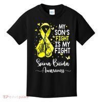 My Son's Fight Is My Fight Spina Bifida Awareness Kids T-Shirt thumb 0