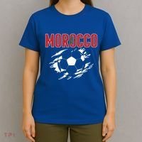 Morocco Soccer Fans Jersey Gift Moroccan Football Supporters Funny Gift T-Shirt thumb 4