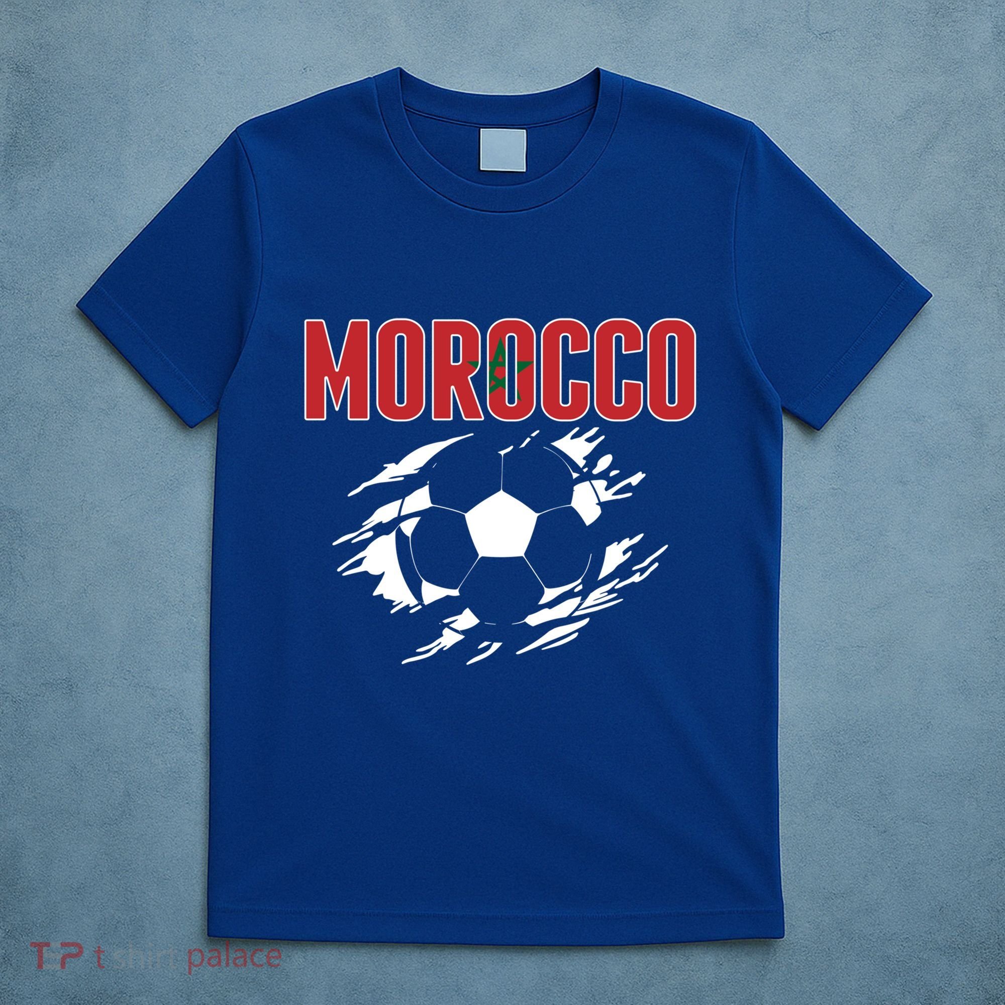 Morocco Soccer Fans Jersey Gift Moroccan Football Supporters Funny Gift T-Shirt