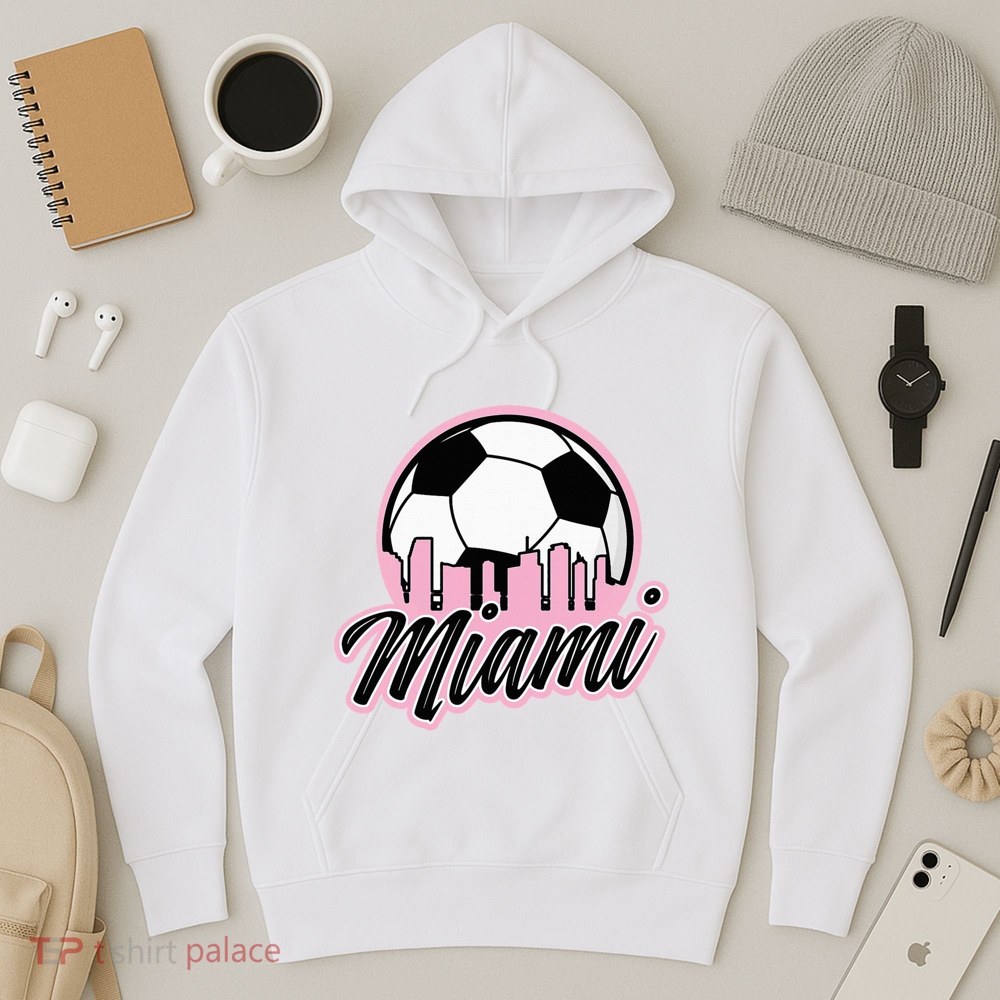 Miami Soccer Fans Related Products Hoodie