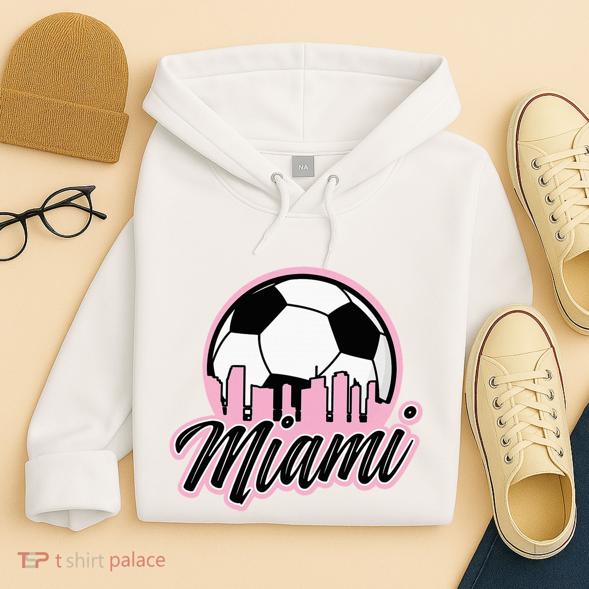Miami Soccer Fans Related Products Hoodie