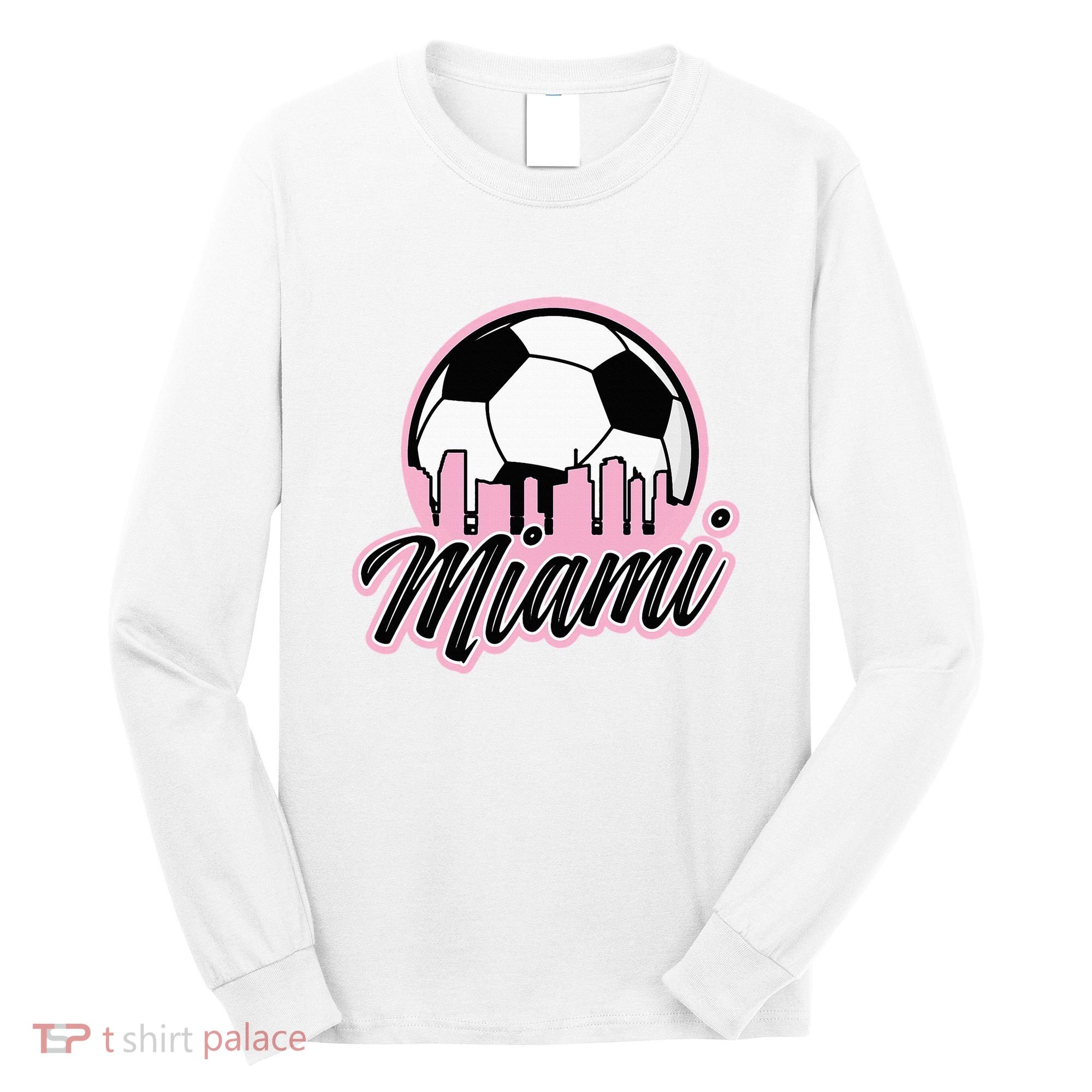 Miami Soccer Fans Related Products Long Sleeve Shirt