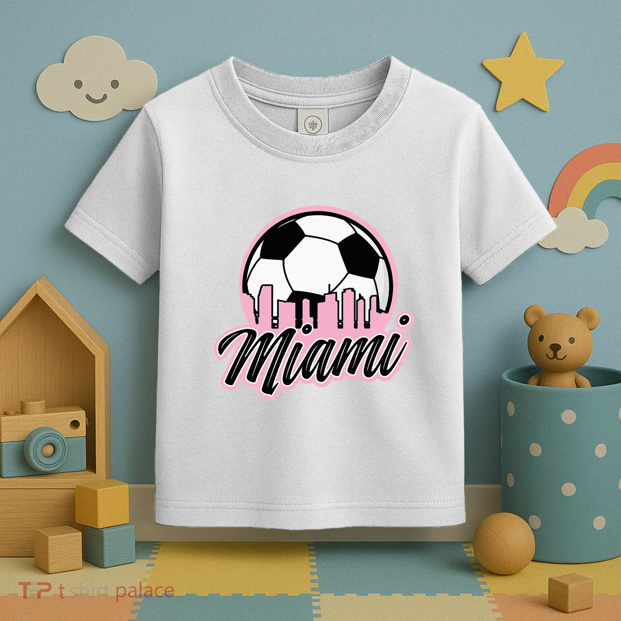 Miami Soccer Fans Related Products Toddler T-Shirt