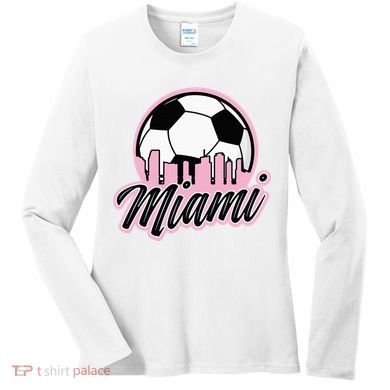 Miami Soccer Fans Related Products Women's Long Sleeve Shirt