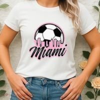 Miami Soccer Fans Related Products Women's T-Shirt thumb 2