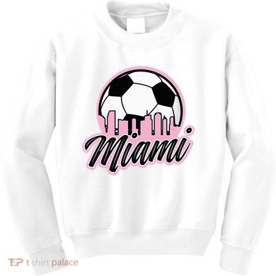 Miami Soccer Fans Related Products Kids Sweatshirt