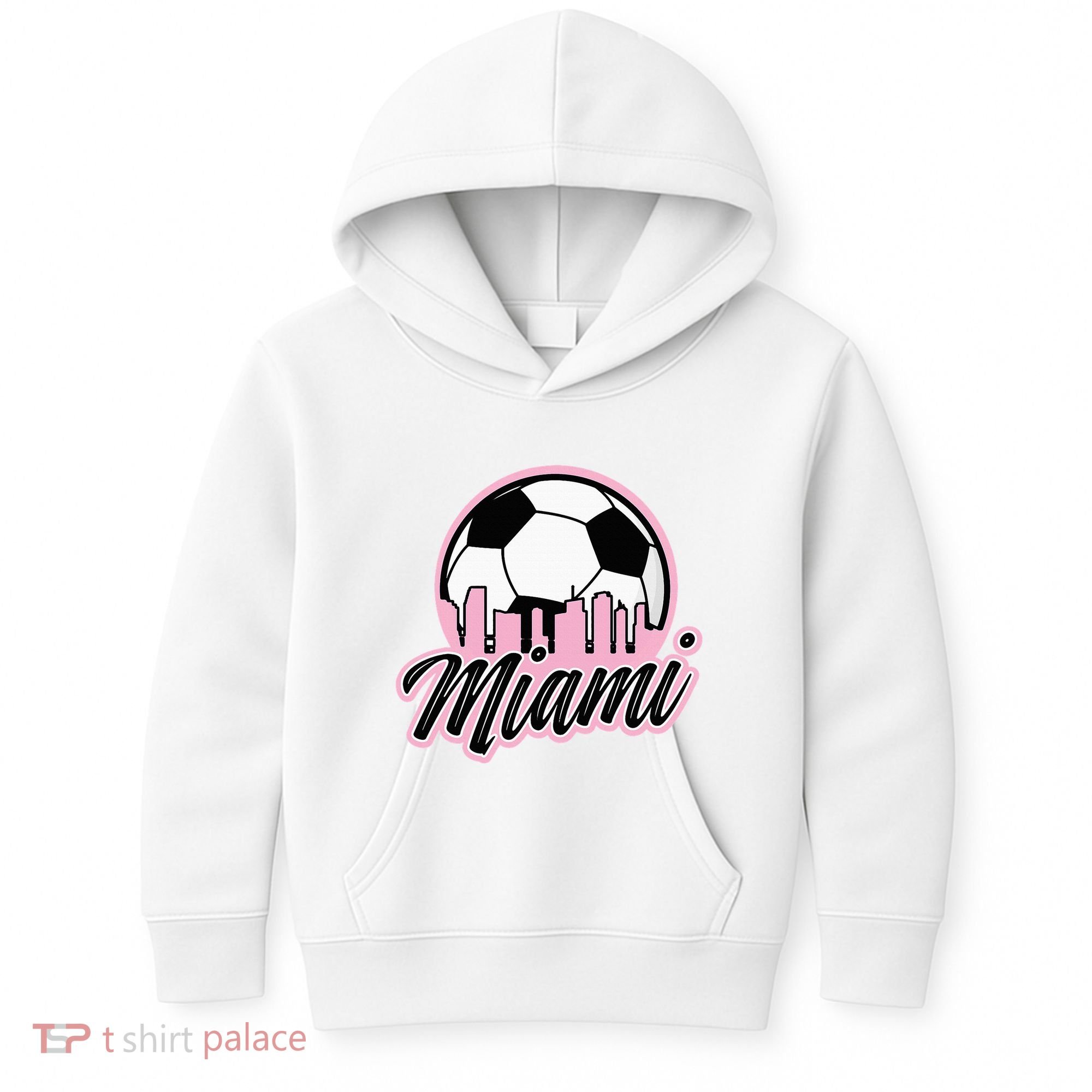 Miami Soccer Fans Related Products Kids Hoodie