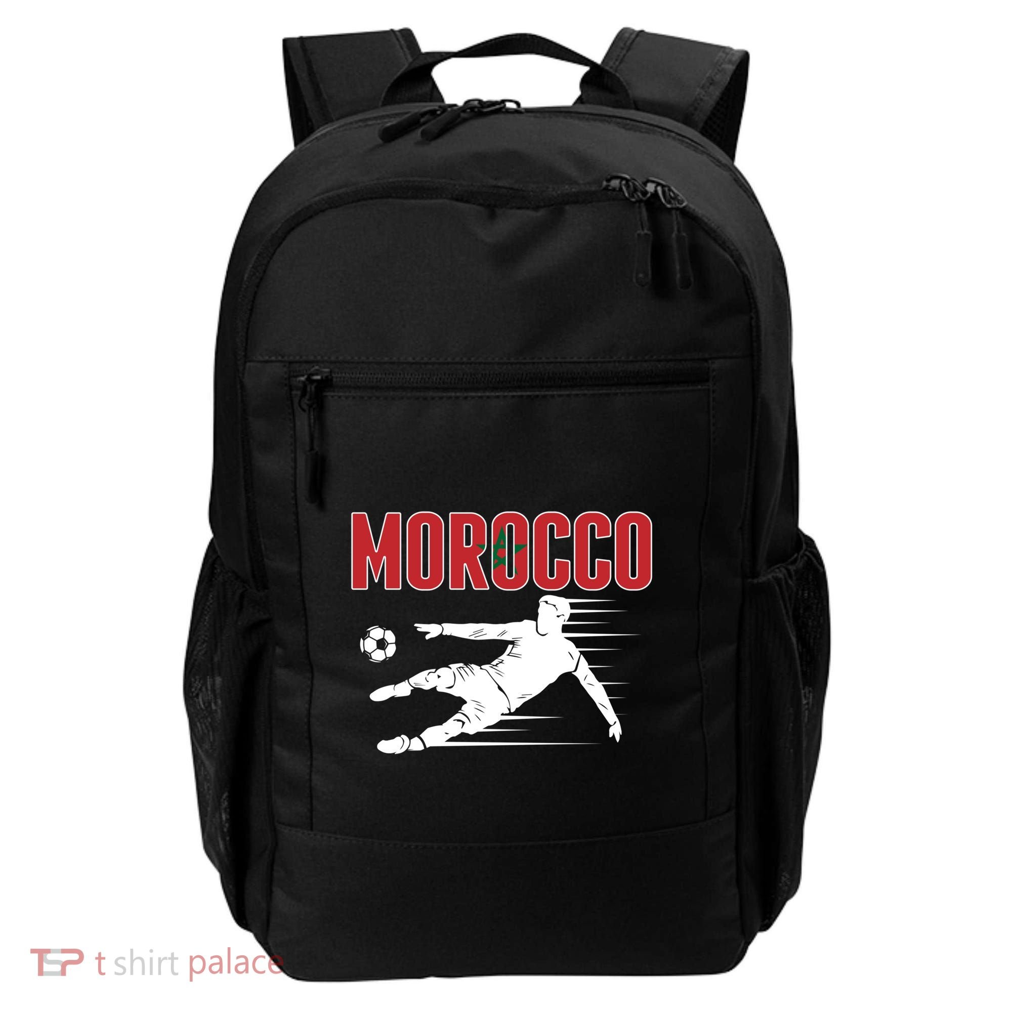 Morocco Soccer Fans Jersey Cool Gift Moroccan Football Supporters Gift Backpack