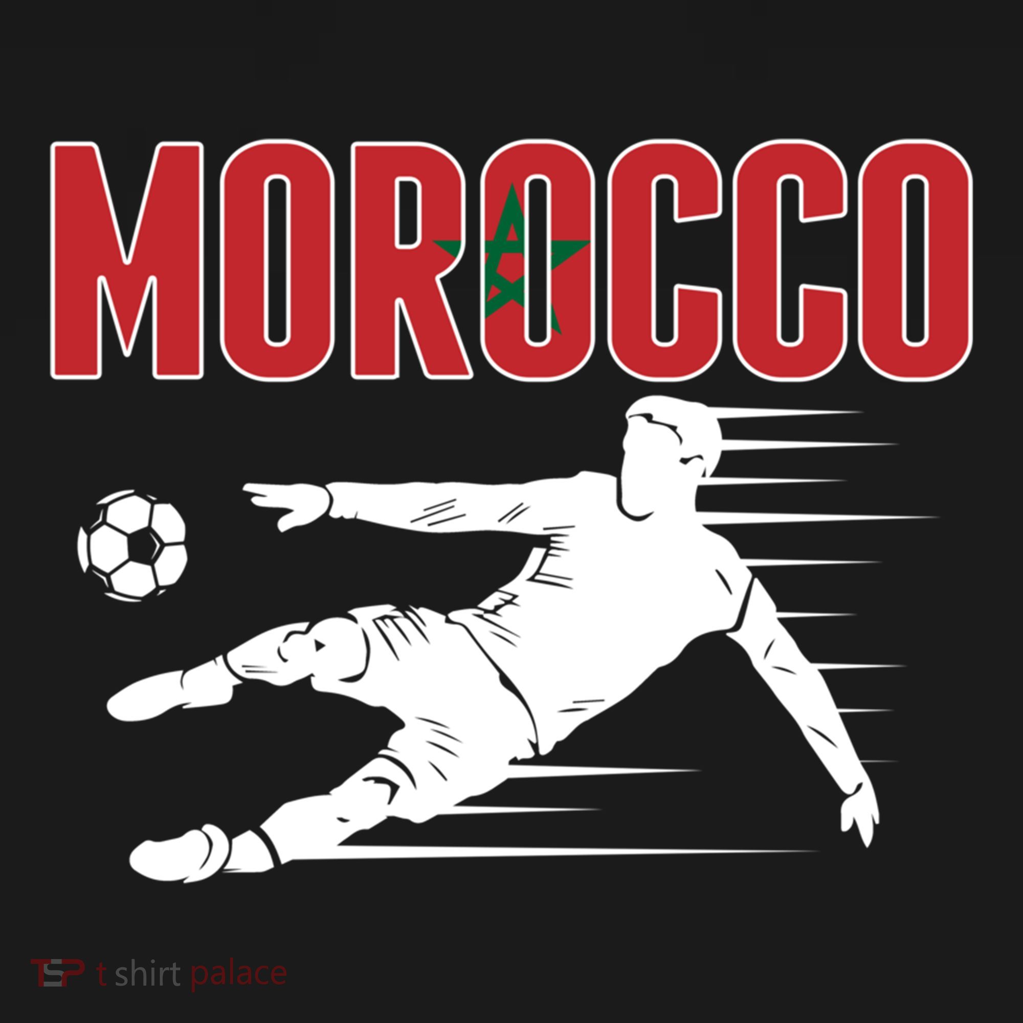 Morocco Soccer Fans Jersey Cool Gift Moroccan Football Supporters Gift Ornament
