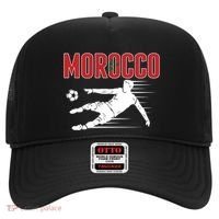 Morocco Soccer Fans Jersey Cool Gift Moroccan Football Supporters Gift Hat thumb 0