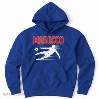 Morocco Soccer Fans Jersey Cool Gift Moroccan Football Supporters Gift Hoodie thumb 0