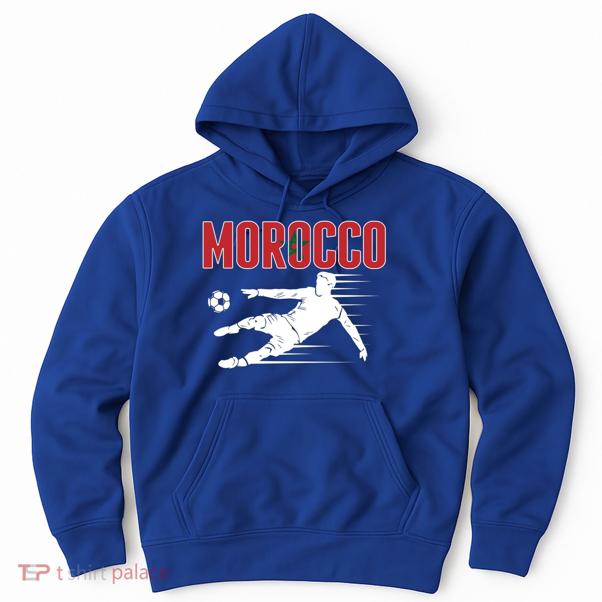 Morocco Soccer Fans Jersey Cool Gift Moroccan Football Supporters Gift Hoodie