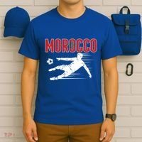 Morocco Soccer Fans Jersey Cool Gift Moroccan Football Supporters Gift T-Shirt thumb 6