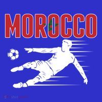 Morocco Soccer Fans Jersey Cool Gift Moroccan Football Supporters Gift T-Shirt thumb 7