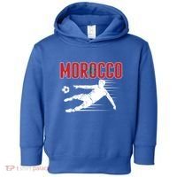 Morocco Soccer Fans Jersey Cool Gift Moroccan Football Supporters Gift Toddler Hoodie thumb 0