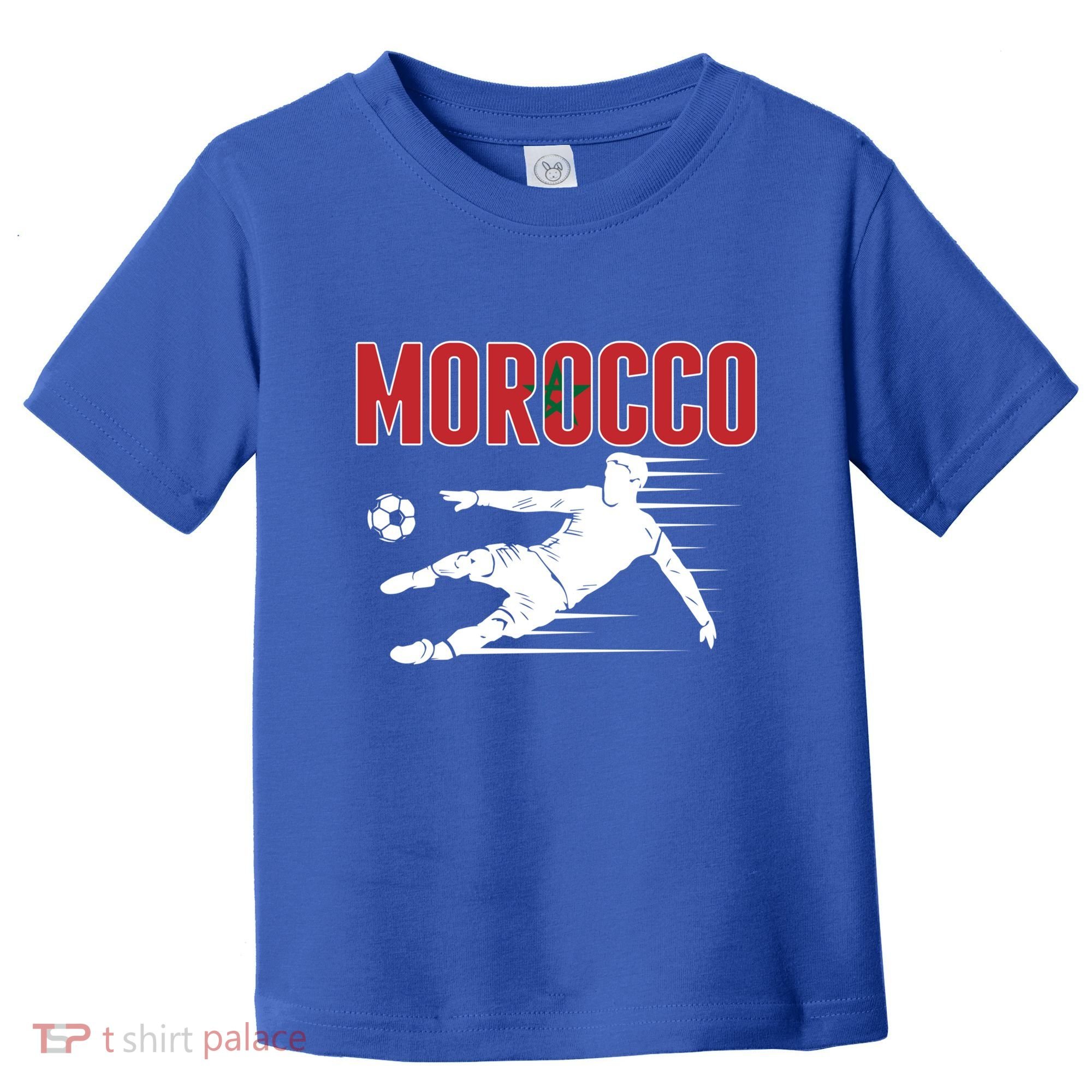 Morocco Soccer Fans Jersey Cool Gift Moroccan Football Supporters Gift Toddler T-Shirt