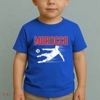 Morocco Soccer Fans Jersey Cool Gift Moroccan Football Supporters Gift Toddler T-Shirt thumb 2