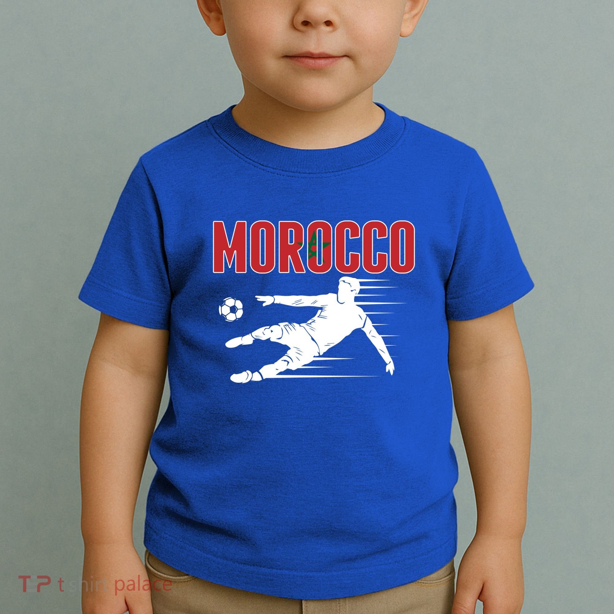 Morocco Soccer Fans Jersey Cool Gift Moroccan Football Supporters Gift Toddler T-Shirt
