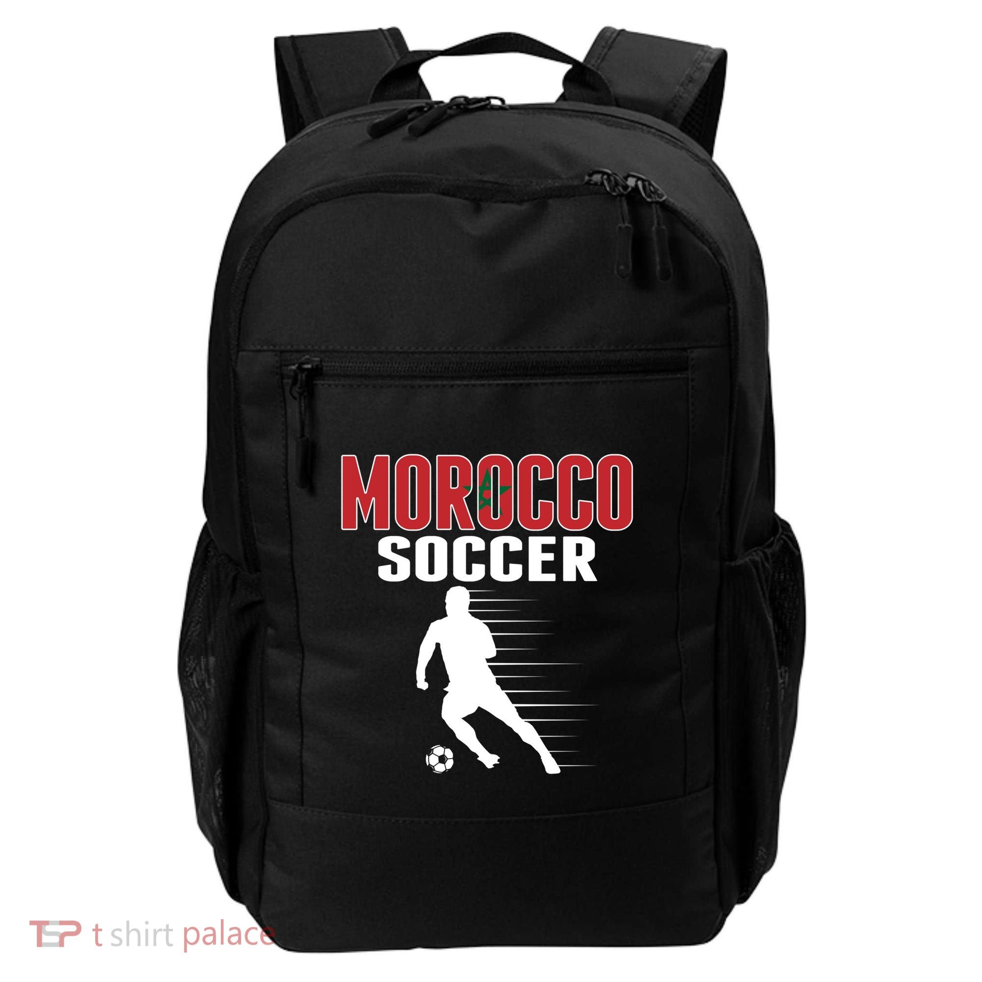 Morocco Soccer Fans Jersey Great Gift Moroccan Football Supporters Cool Gift Backpack