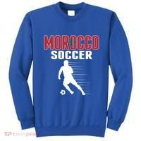 Morocco Soccer Fans Jersey Great Gift Moroccan Football Supporters Cool Gift Sweatshirt thumb 0