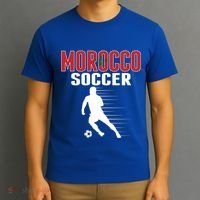 Morocco Soccer Fans Jersey Great Gift Moroccan Football Supporters Cool Gift T-Shirt thumb 3