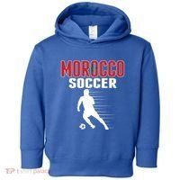 Morocco Soccer Fans Jersey Great Gift Moroccan Football Supporters Cool Gift Toddler Hoodie thumb 0