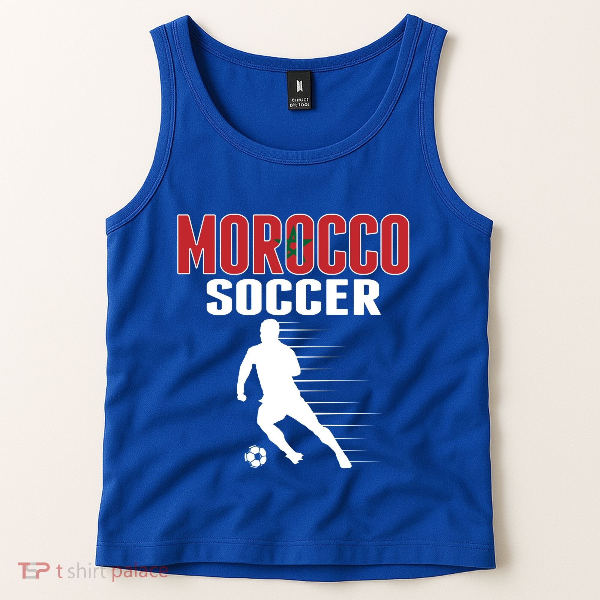 Morocco Soccer Fans Jersey Great Gift Moroccan Football Supporters Cool Gift Tank Top