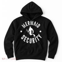 Mermaid Security Funny Swimming Costume Hoodie thumb 0