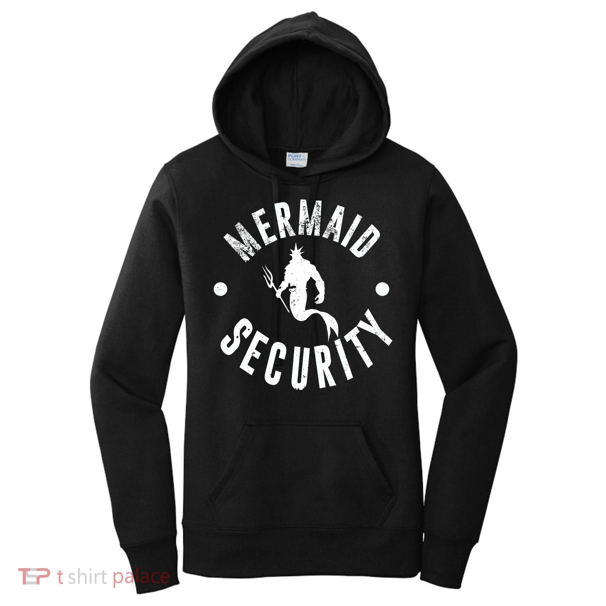 Mermaid Security Funny Swimming Costume Women's Hoodie
