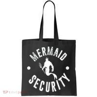 Mermaid Security Funny Swimming Costume Tote Bag thumb 0