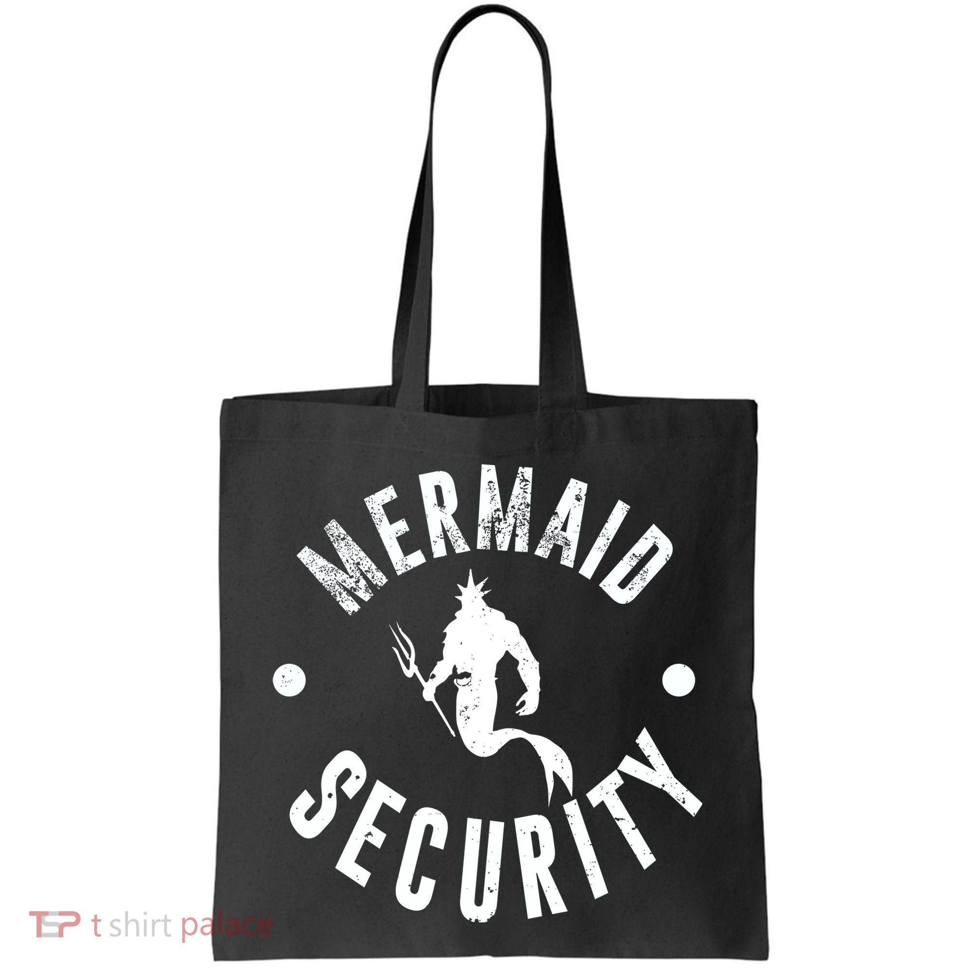 Mermaid Security Funny Swimming Costume Tote Bag