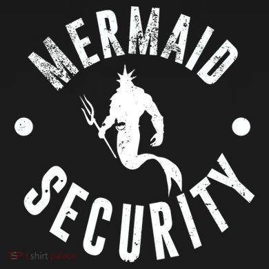 Mermaid Security Funny Swimming Costume Tote Bag