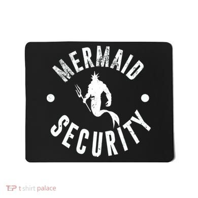 Mermaid Security Funny Swimming Costume Mousepad