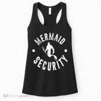 Mermaid Security Funny Swimming Costume Women's Tank Top thumb 0