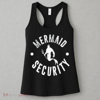 Mermaid Security Funny Swimming Costume Women's Tank Top thumb 3