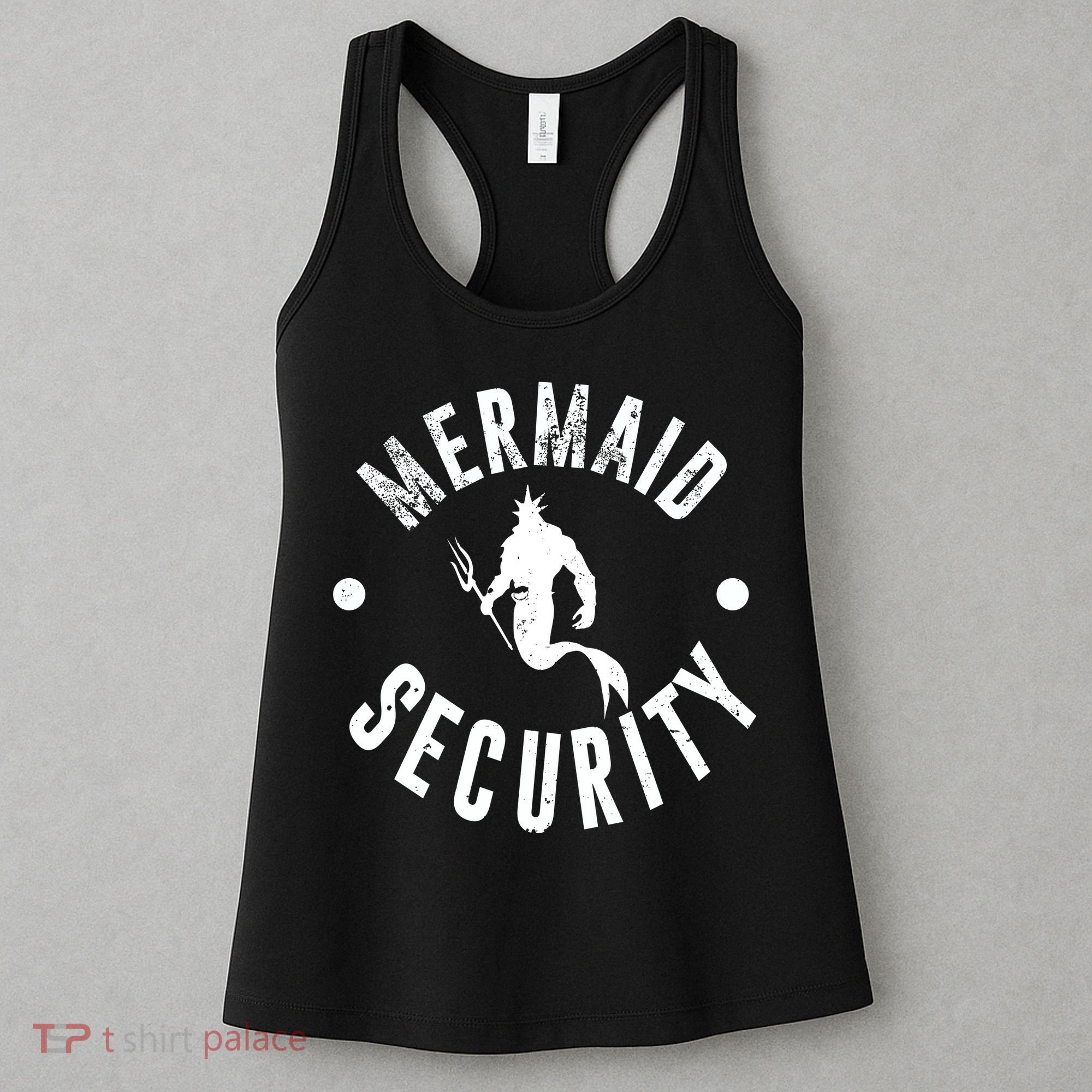 Mermaid Security Funny Swimming Costume Women's Tank Top