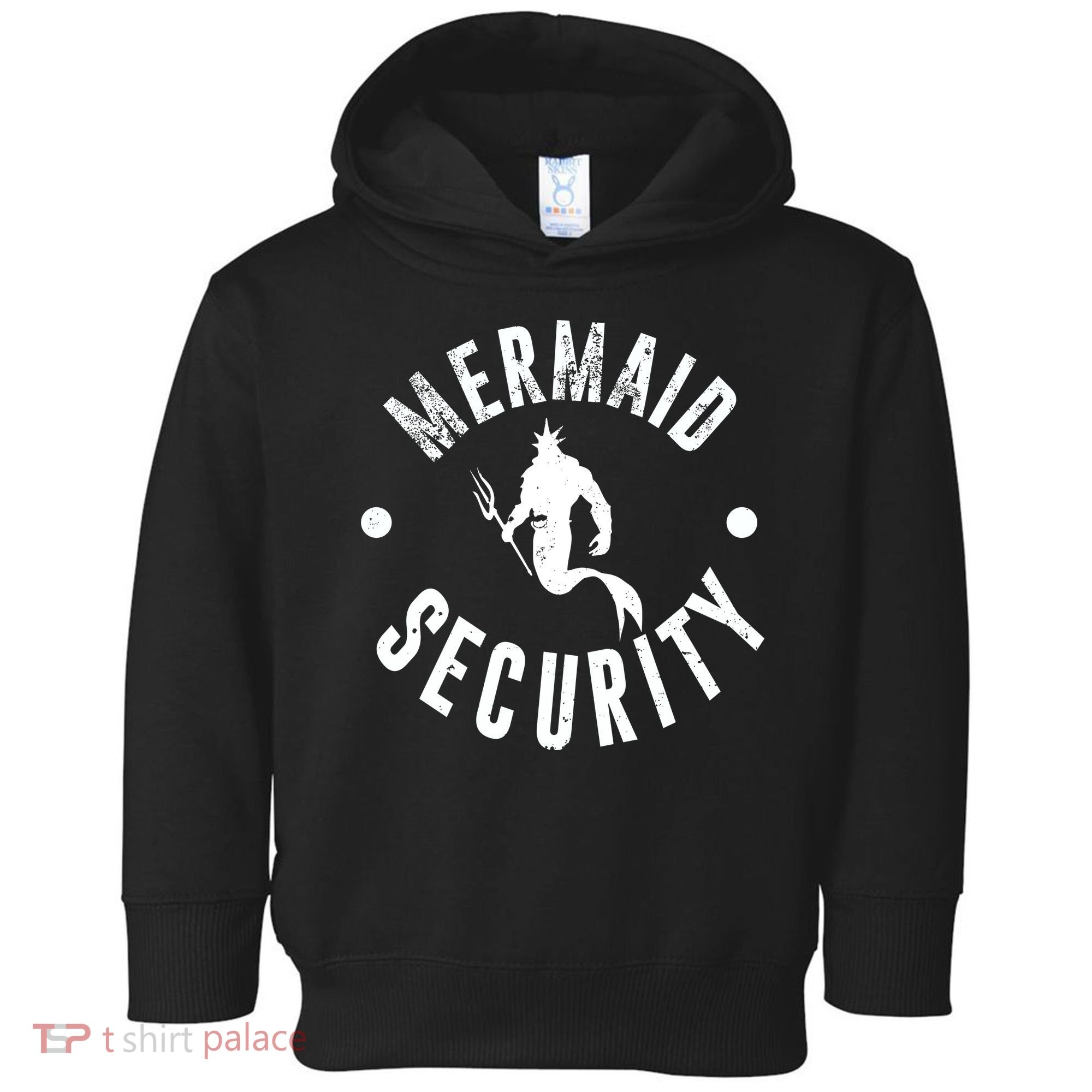 Mermaid Security Funny Swimming Costume Toddler Hoodie