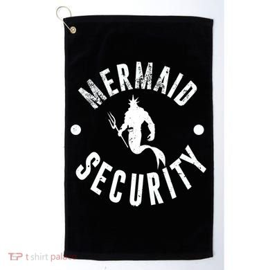 Mermaid Security Funny Swimming Costume Golf Towel
