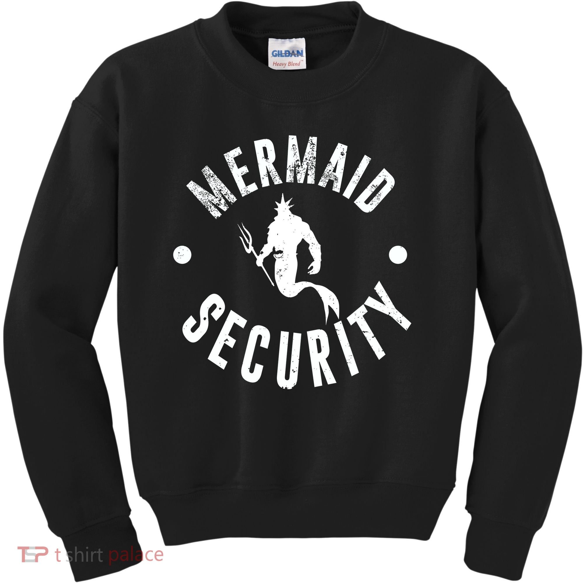 Mermaid Security Funny Swimming Costume Kids Sweatshirt