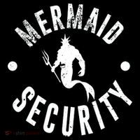 Mermaid Security Funny Swimming Costume Kids Sweatshirt thumb 2