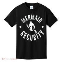 Mermaid Security Funny Swimming Costume Kids T-Shirt thumb 0
