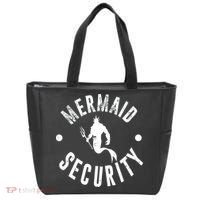 Mermaid Security Funny Swimming Costume Tote Bag thumb 0