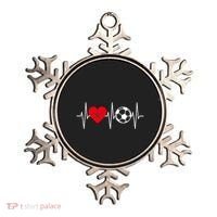 Morocco Soccer Gift Funny Soccer Heartbeat Moroccan Gift Ornament thumb 0