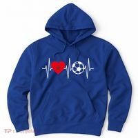 Morocco Soccer Gift Funny Soccer Heartbeat Moroccan Gift Hoodie thumb 0