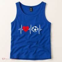 Morocco Soccer Gift Funny Soccer Heartbeat Moroccan Gift Tank Top thumb 2